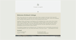 Desktop Screenshot of kickbackcottage.com